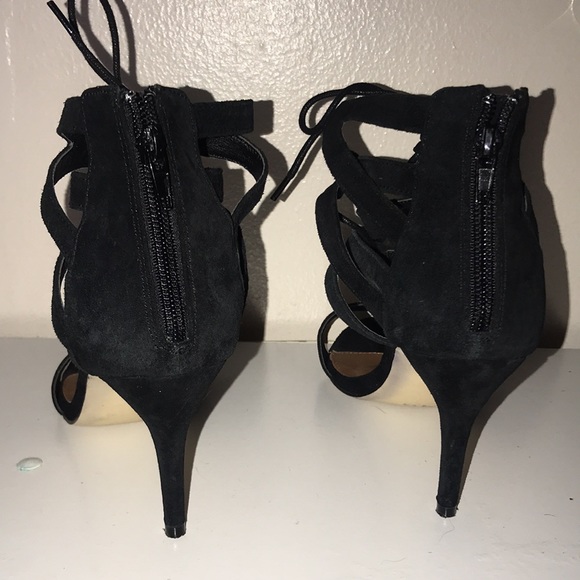 Steve Madden Caged Lace Up Heels - Picture 4 of 9